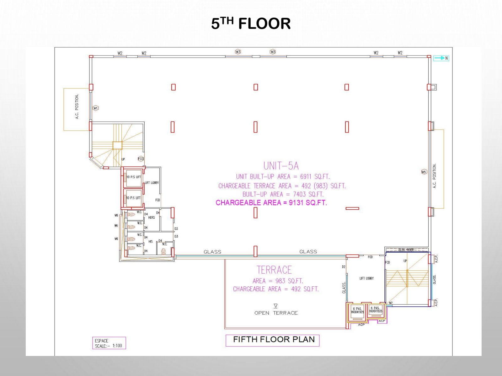 Renaissance — 5th floor plan
